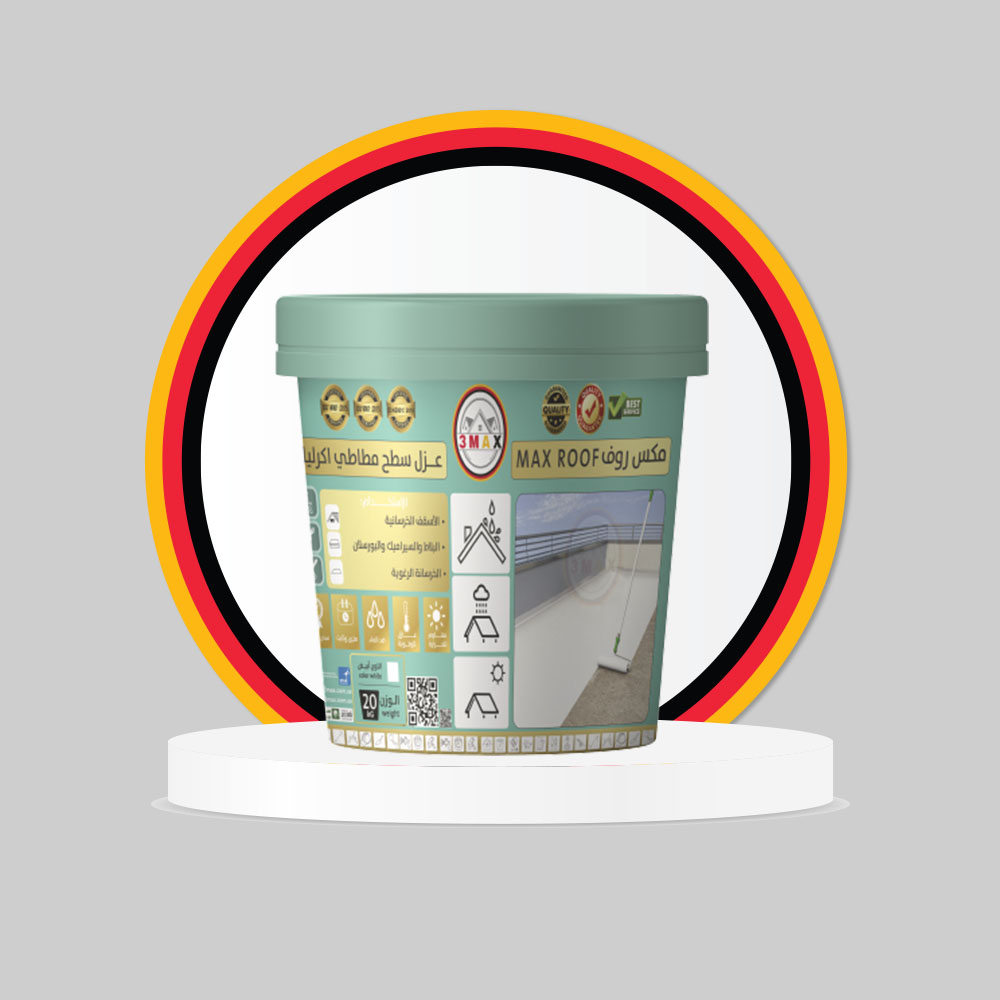 عزل سطح اكرليك مطاطيMAX ROOF
